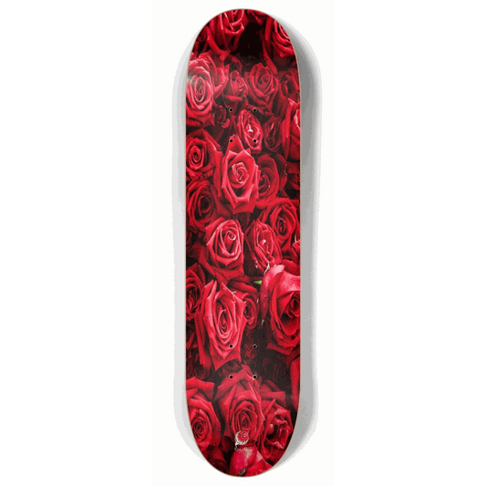 Skateboard - Red Roses 8.00 by City Vision Skateboards (8.00)