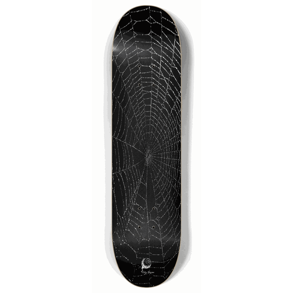 Skateboard - Spider Web 8.00 by City Vision Skateboards (8.00)