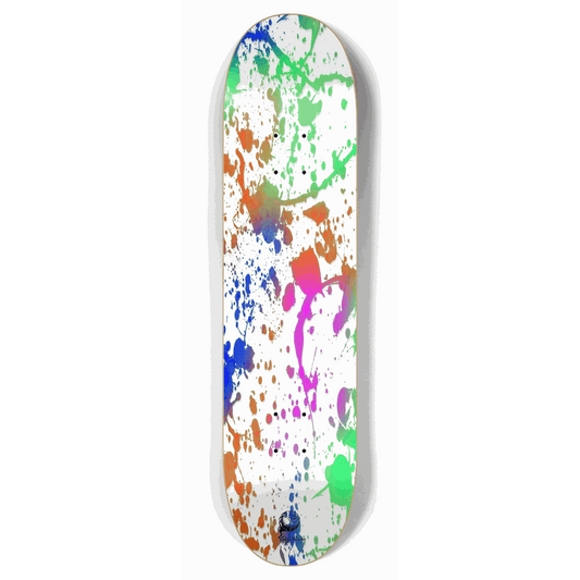 Splatter Paint White 7.87 City Vision Skateboards