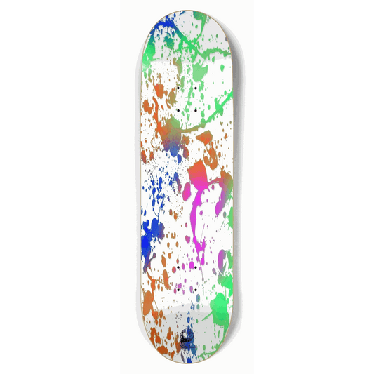 Splatter Paint White 8.75 City Vision Skateboards