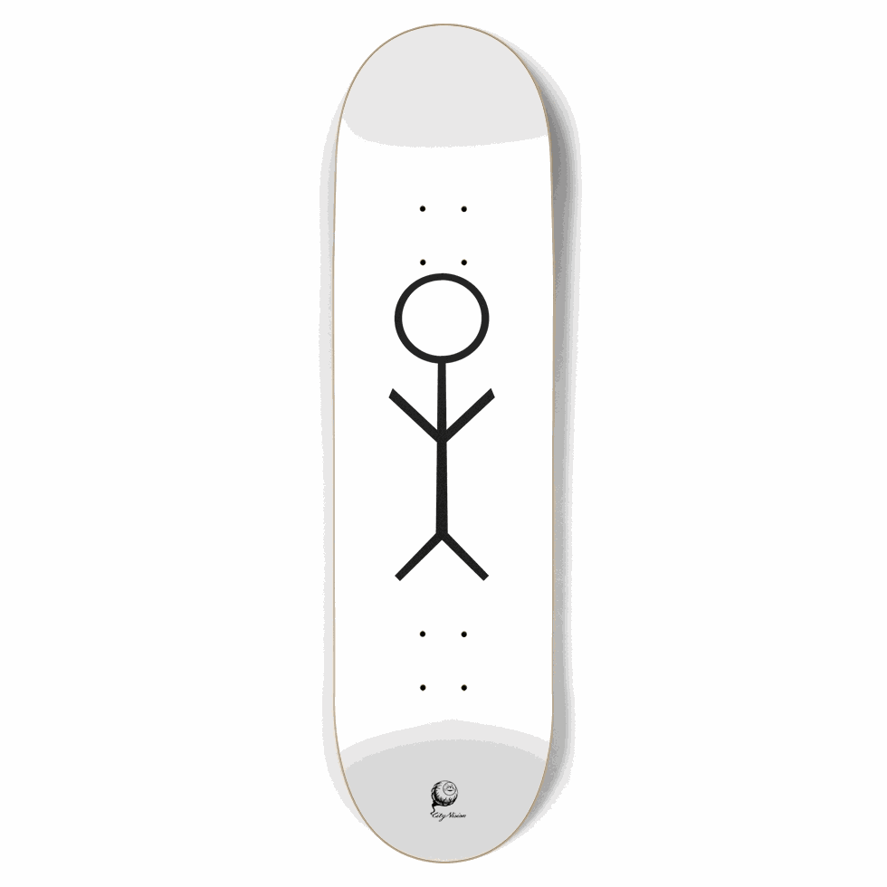 Stick Figure 8.75 City Vision Skateboards