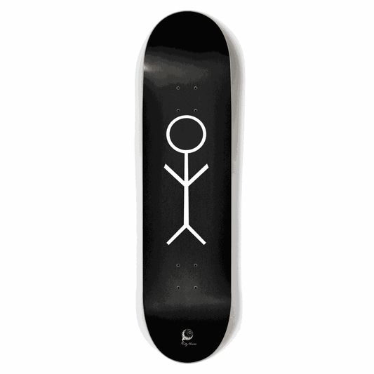 Stick Figure Black 8.50 City Vision Skateboards  City Vision Skateboards 8.50