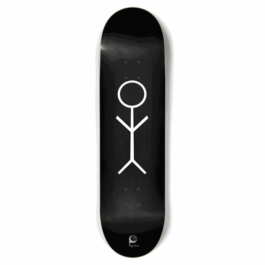 Stick Figure Black 8.75 City Vision Skateboards  City Vision Skateboards 8.75