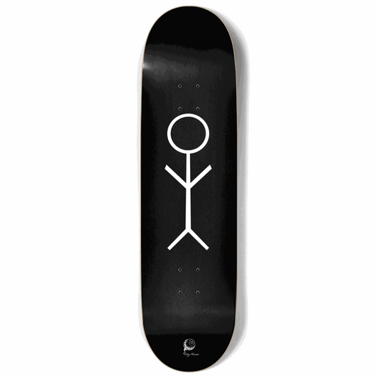 Stick Figure Black 9.00 City Vision Skateboards  City Vision Skateboards 9.00