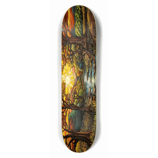 Sunset Stained Glass 7.50 City Vision Skateboards