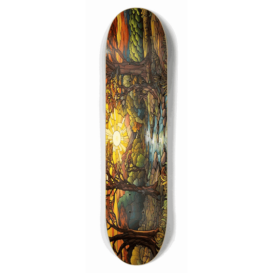 Sunset Stained Glass 7.62 City Vision Skateboards