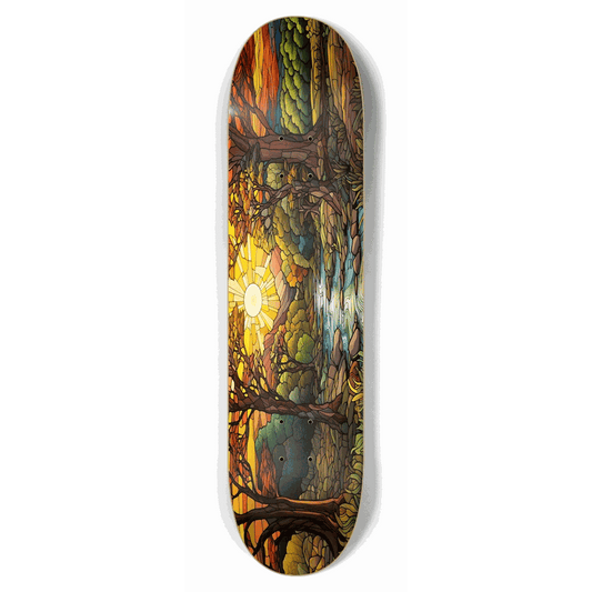 Sunset Stained Glass 7.75 City Vision Skateboards