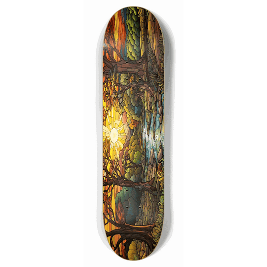 Sunset Stained Glass 7.87 City Vision Skateboards
