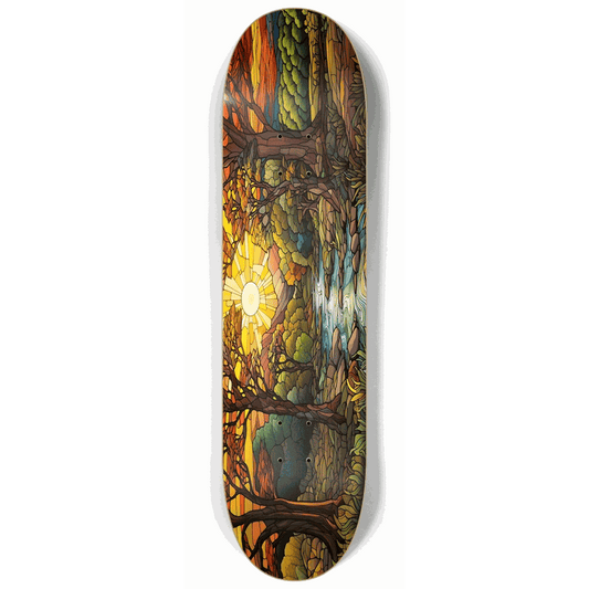 Sunset Stained Glass 8.25 City Vision Skateboards