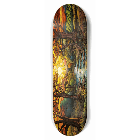 Sunset Stained Glass 8.75 City Vision Skateboards