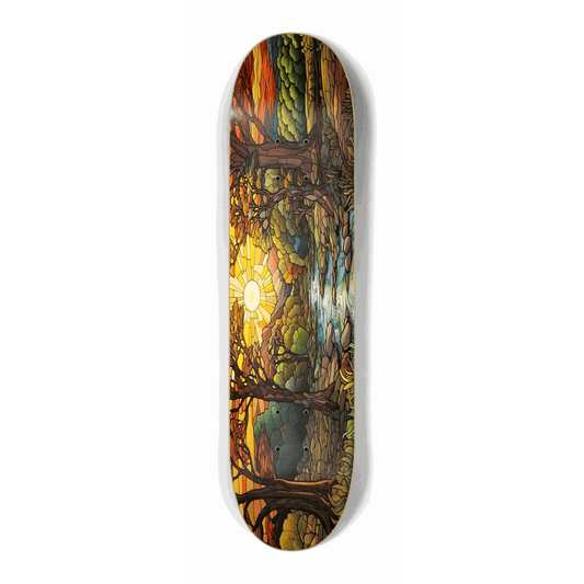 Sunset Stained Glass Mini 7.25 City Vision Skateboards