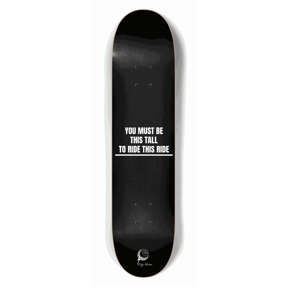 This Tall To Ride 7.50 City Vision Skateboards
