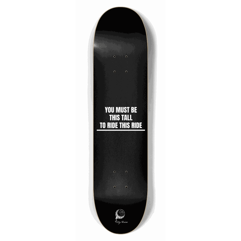 This Tall To Ride 7.62 City Vision Skateboards