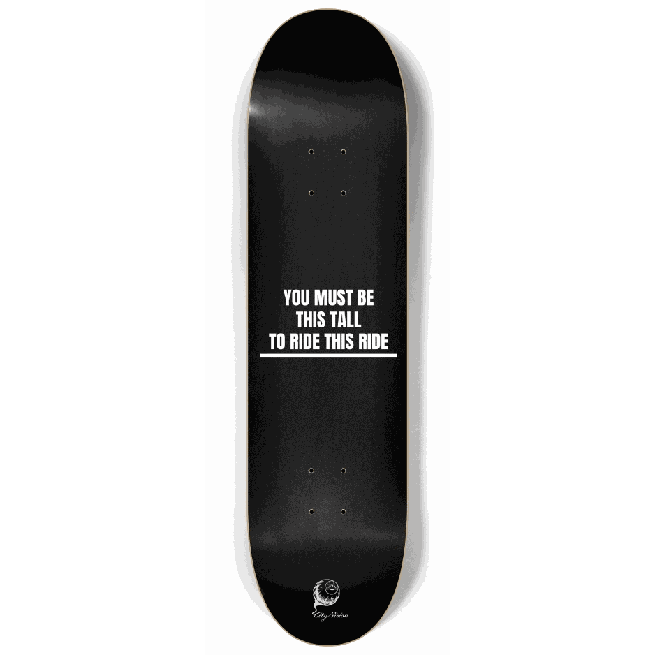 This Tall To Ride 8.25 City Vision Skateboards