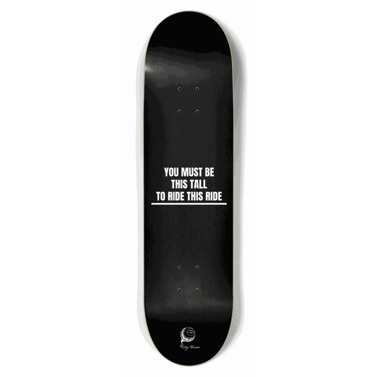 This Tall To Ride 8.50 City Vision Skateboards