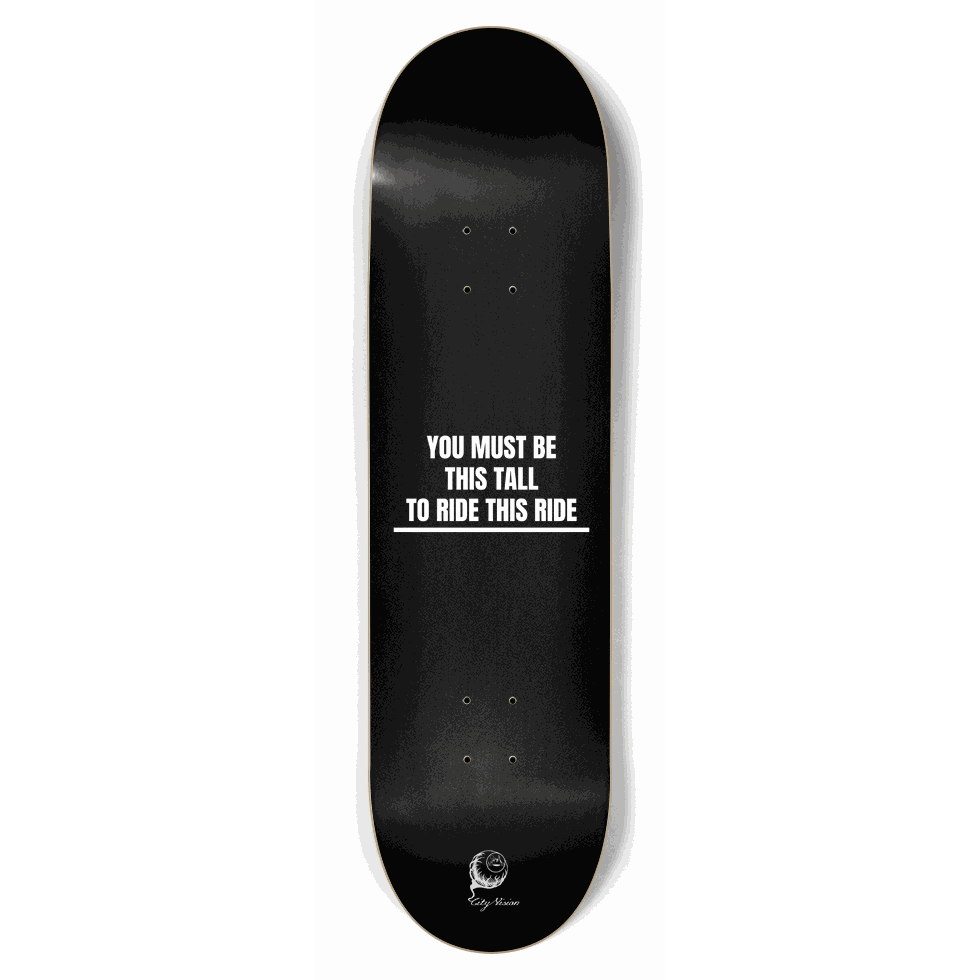 This Tall To Ride 8.75 City Vision Skateboards
