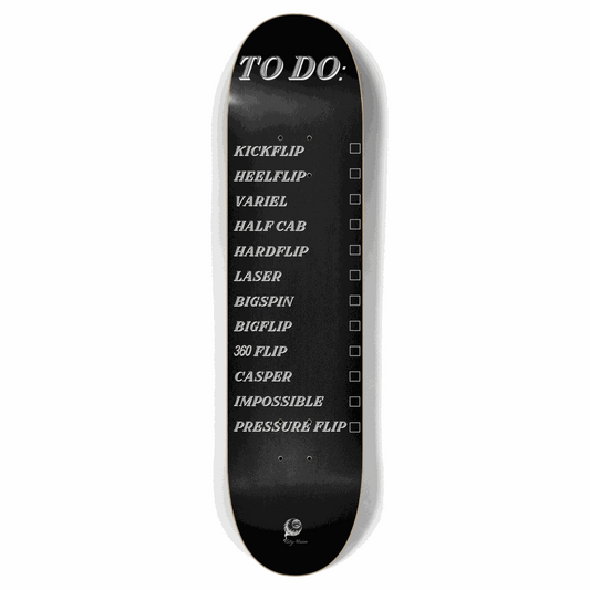 To Do List Black 7.87 City Vision Skateboards  City Vision Skateboards 7.87