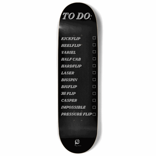 To Do List Black 9.00 City Vision Skateboards  City Vision Skateboards 9.00