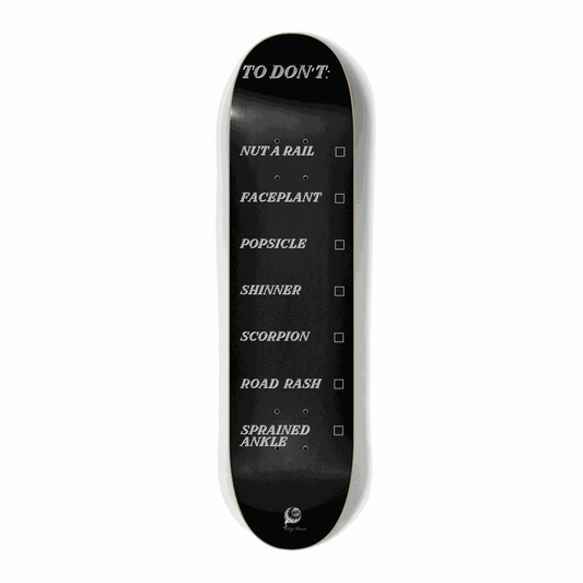 To Don't List Black Mini 7.25 City Vision Skateboards  City Vision Skateboards 7.25