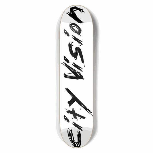 White and Black Name 7.50 City Vision Skateboards  City Vision Skateboards 7.50