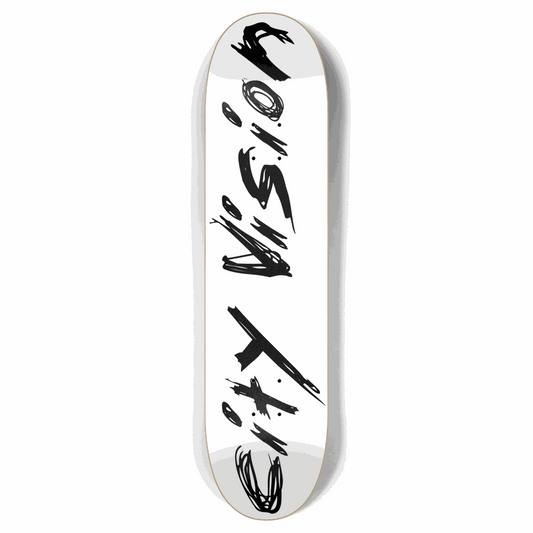 White and Black Name 7.87 City Vision Skateboards  City Vision Skateboards 7.87