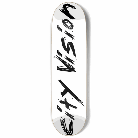 White and Black Name 9.00 City Vision Skateboards  City Vision Skateboards 9.00