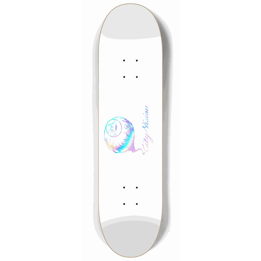 White and Rainbow Logo 8.25 City Vision Skateboards