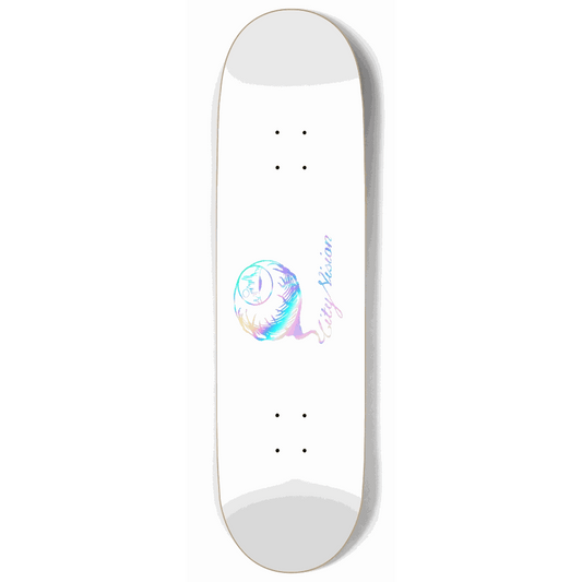 White and Rainbow Logo 9.00 City Vision Skateboards