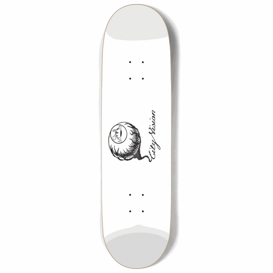 White and Stars Logo 9.00 City Vision Skateboards  City Vision Skateboards 9.00