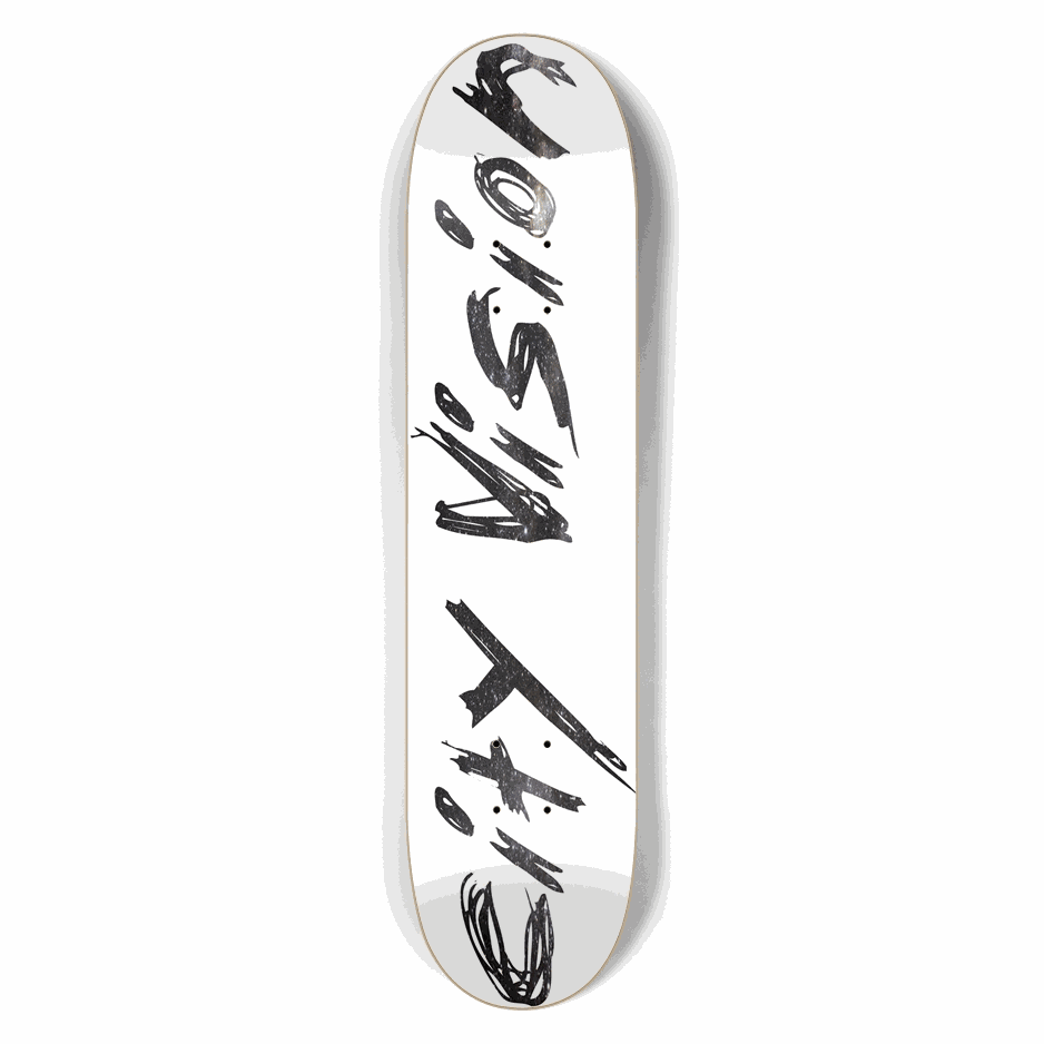White and Stars Name 7.50 City Vision Skateboards  City Vision Skateboards 7.50