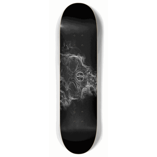 Skateboard - Wispy Skull 8.00 by City Vision Skateboards (8.00)