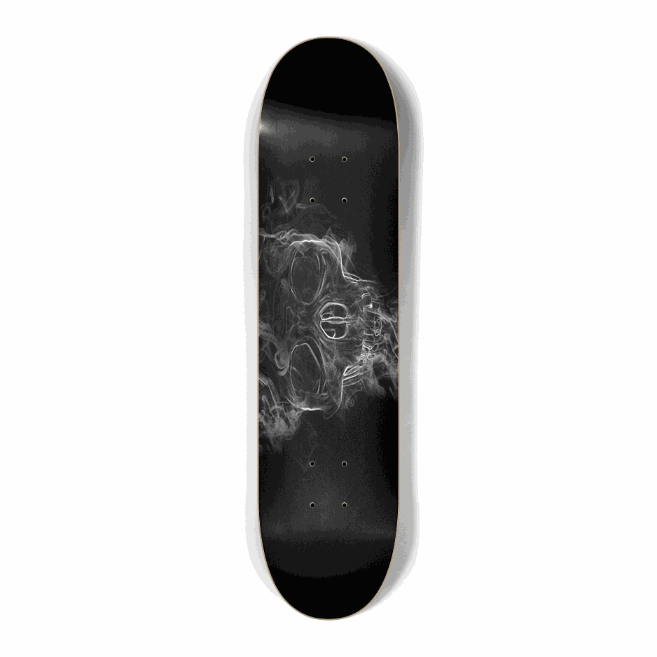 Wispy Skull Mini 7.25 City Vision Skateboards