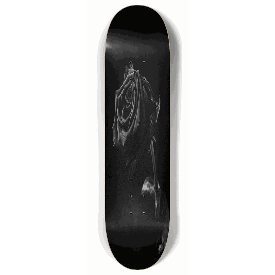 Skateboard - Withered Rose 8.00 by City Vision Skateboards (8.00)