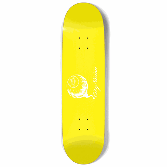 Yellow and White Logo 9.00 City Vision Skateboards  City Vision Skateboards 9.00