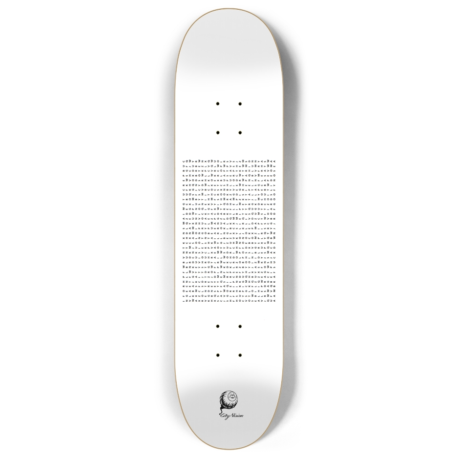 Skateboard - Word Search 8.00 by City Vision Skateboards (8.00)