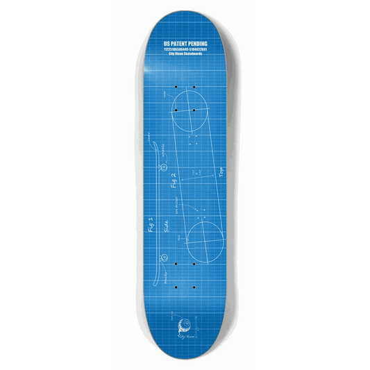 Blue Print 7.62 City Vision Skateboards