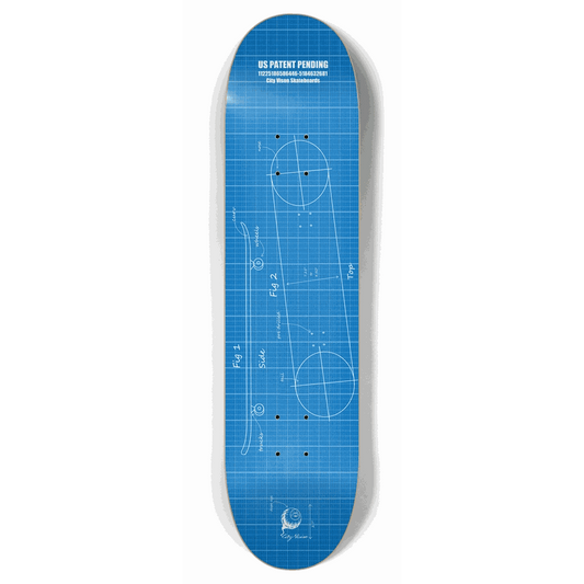 Blue Print 7.87 City Vision Skateboards