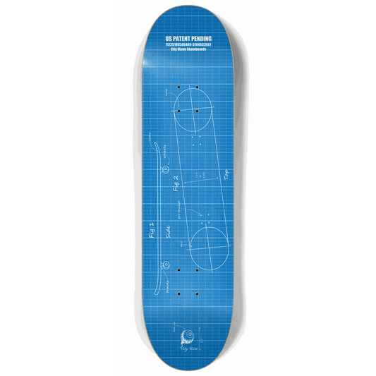 Blue Print 8.25 City Vision Skateboards