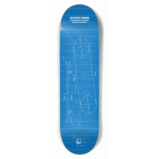 Blue Print 8.75 City Vision Skateboards
