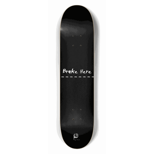 Brake Here Black 7.50 City Vision Skateboards