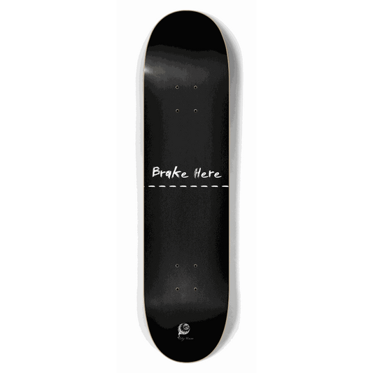 Brake Here Black 7.75 City Vision Skateboards