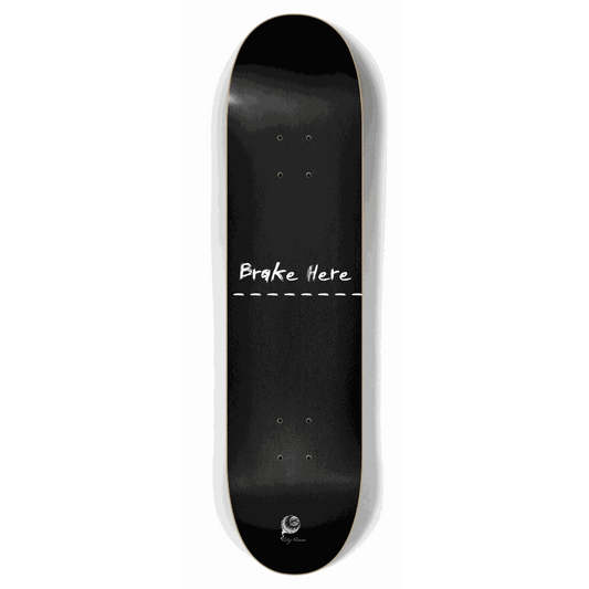 Brake Here Black 7.87 City Vision Skateboards