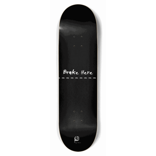 Brake Here Black 8.75 City Vision Skateboards