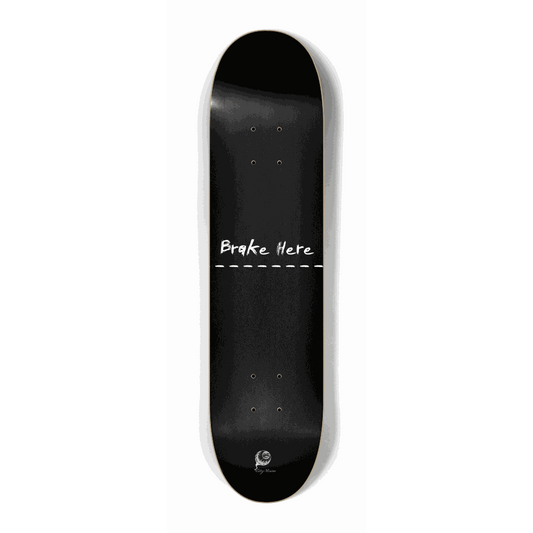 Brake Here Black Mini 7.25 City Vision Skateboards