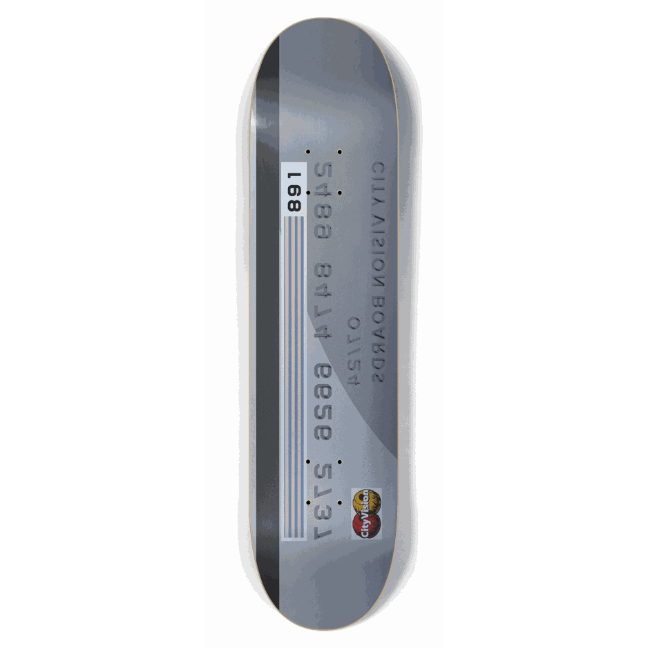 Credit Card 7.75 City Vision Skateboards