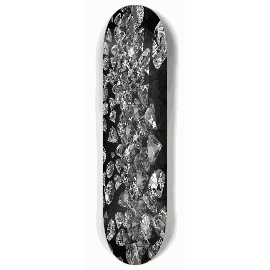 Skateboard - Diamonds 8.00 by City Vision Skateboards (8.00)