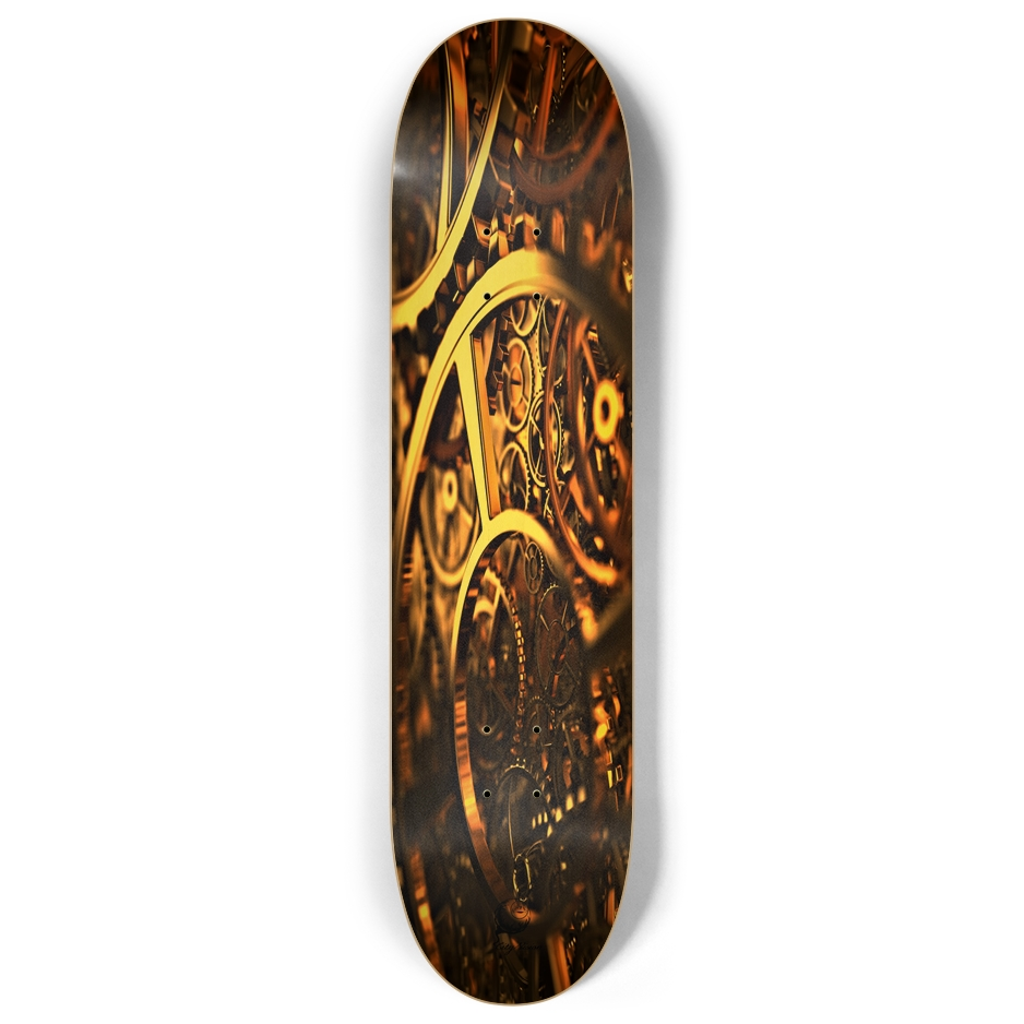 Skateboard - Steampunk 8.00 by City Vision Skateboards (8.00)