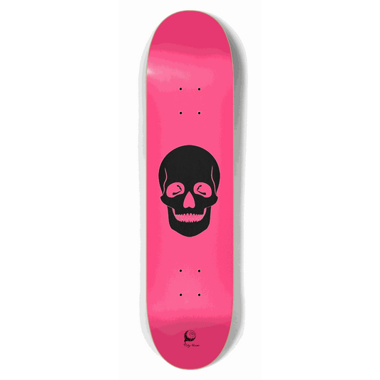 Hot Pink Skull 7.75 City Vision Skateboards