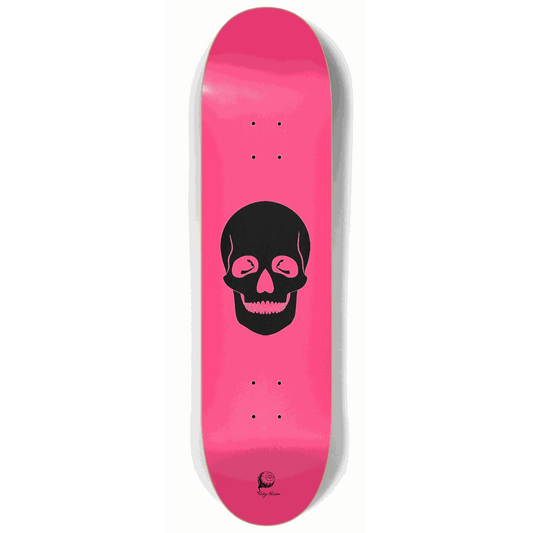 Hot Pink Skull 8.25 City Vision Skateboards