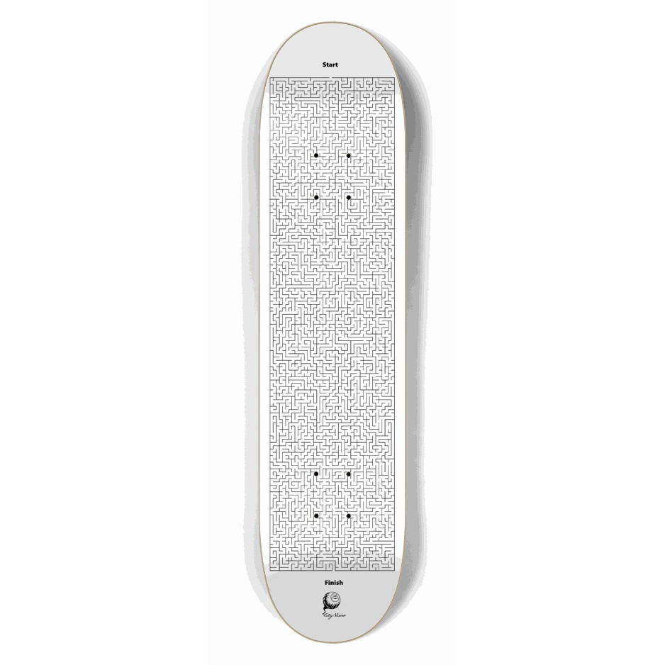 Maze 7.50 City Vision Skateboards